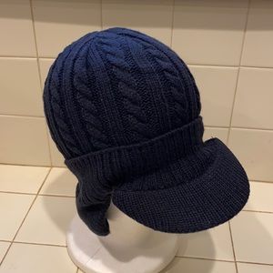 Navy blue Janey&Rubbins hat with visor pre-owned good condition